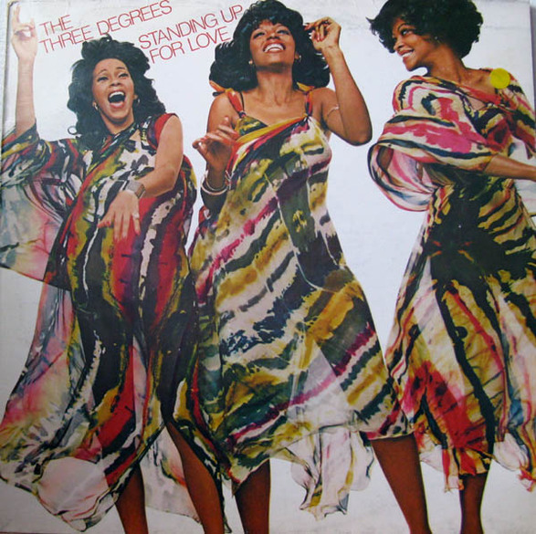 The Three Degrees album cover by Paula Scher
