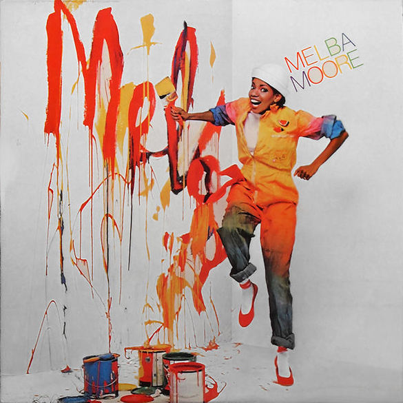 Melba Moore album cover by Paula Scher